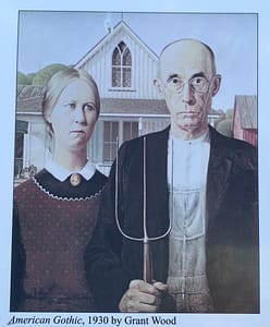 American Gothic by Grant Wood