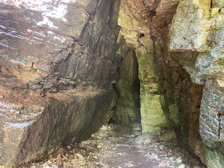 10 Feet Into the Ice Cave