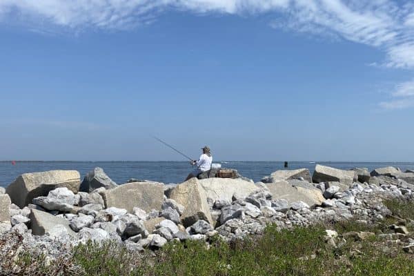 Scott Fishing On Mayport NAS